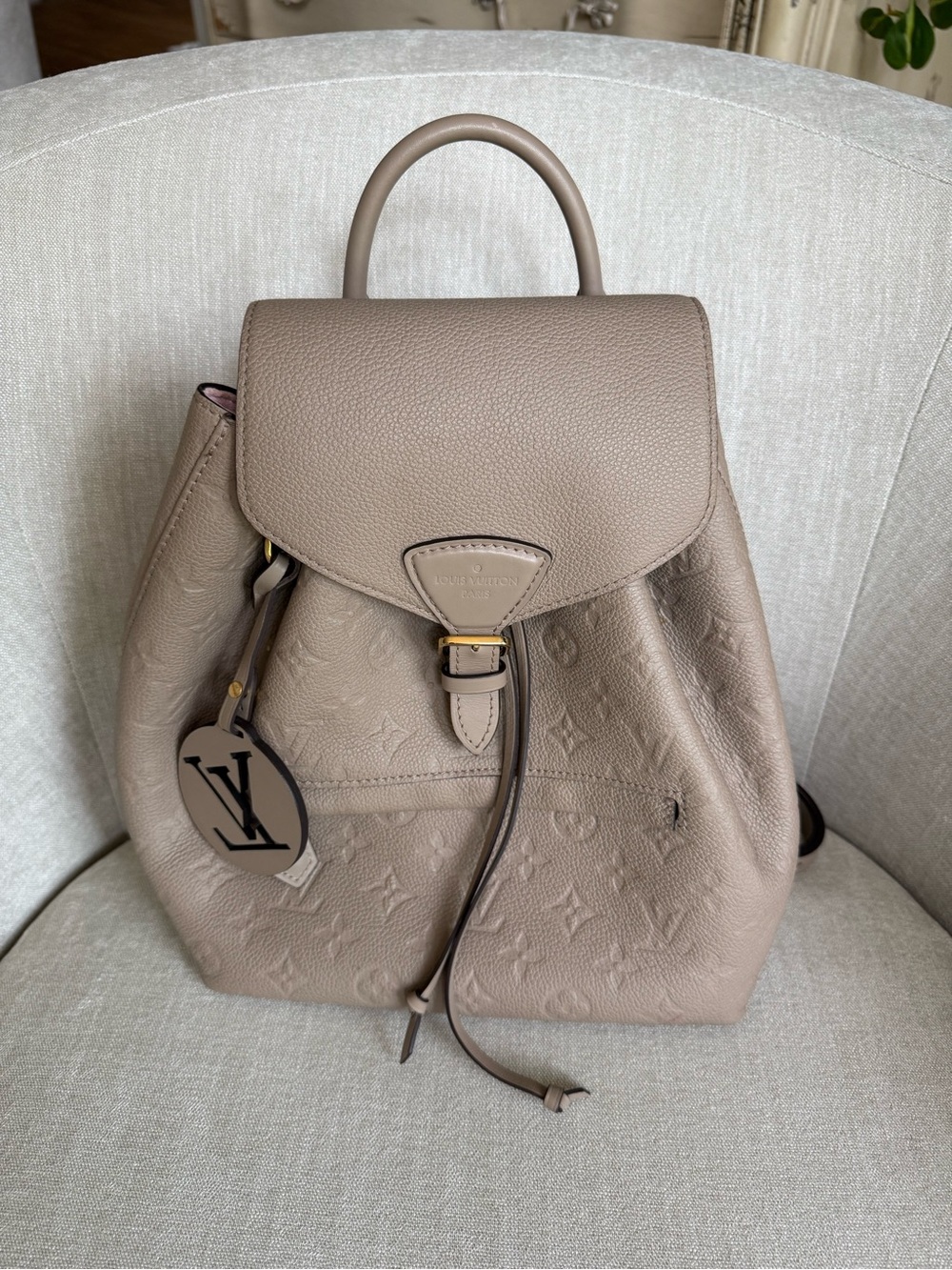 Louis Vuitton | Embossed Leather Backpack